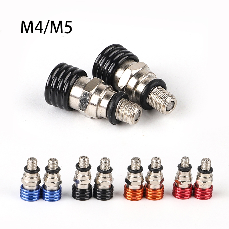 Válvula De Alívio Do Sangrador De Ar Garfo Dianteiro Parafuso M5 Para Kawasaki Yamaha CR CRF YZ YZF WRF KXF RMZ 80 125 2