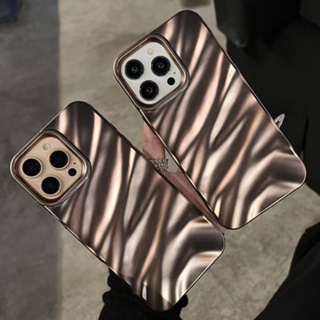 Desert Titanium Gold Padrão De Onda Cor Silicone Case Capinha Capa Para iPhone 16 15 14 13 12 11 Pro Max Plus X XSMax XR em Oferta na Shopee