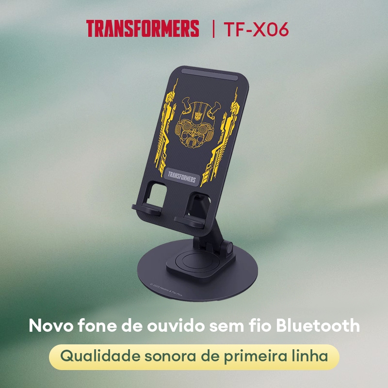 Transformers TF-X06 Telefone Celular Suporte Giratório De Mesa Dobrável Portátil Resistente Multifuncional em Oferta na Shopee