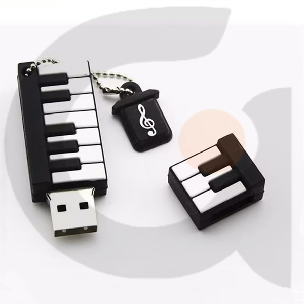 Piano Criativo Personalizado Silicone USB 2.0 1GB 2GB 4GB 8GB 16GB 32GB 64GB 128GB 2TB Flash Drive Vara