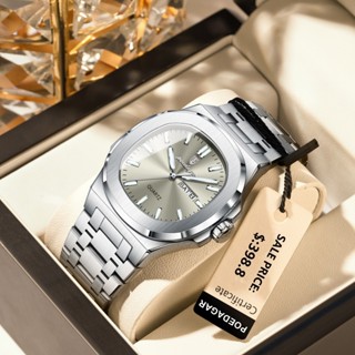 POEDAGAR Luxo em Aço Inoxidável Relógio para Homem Data Luminosa À Prova de Água Original Wristwatch 2024 Novo Relógio em Oferta na Shopee