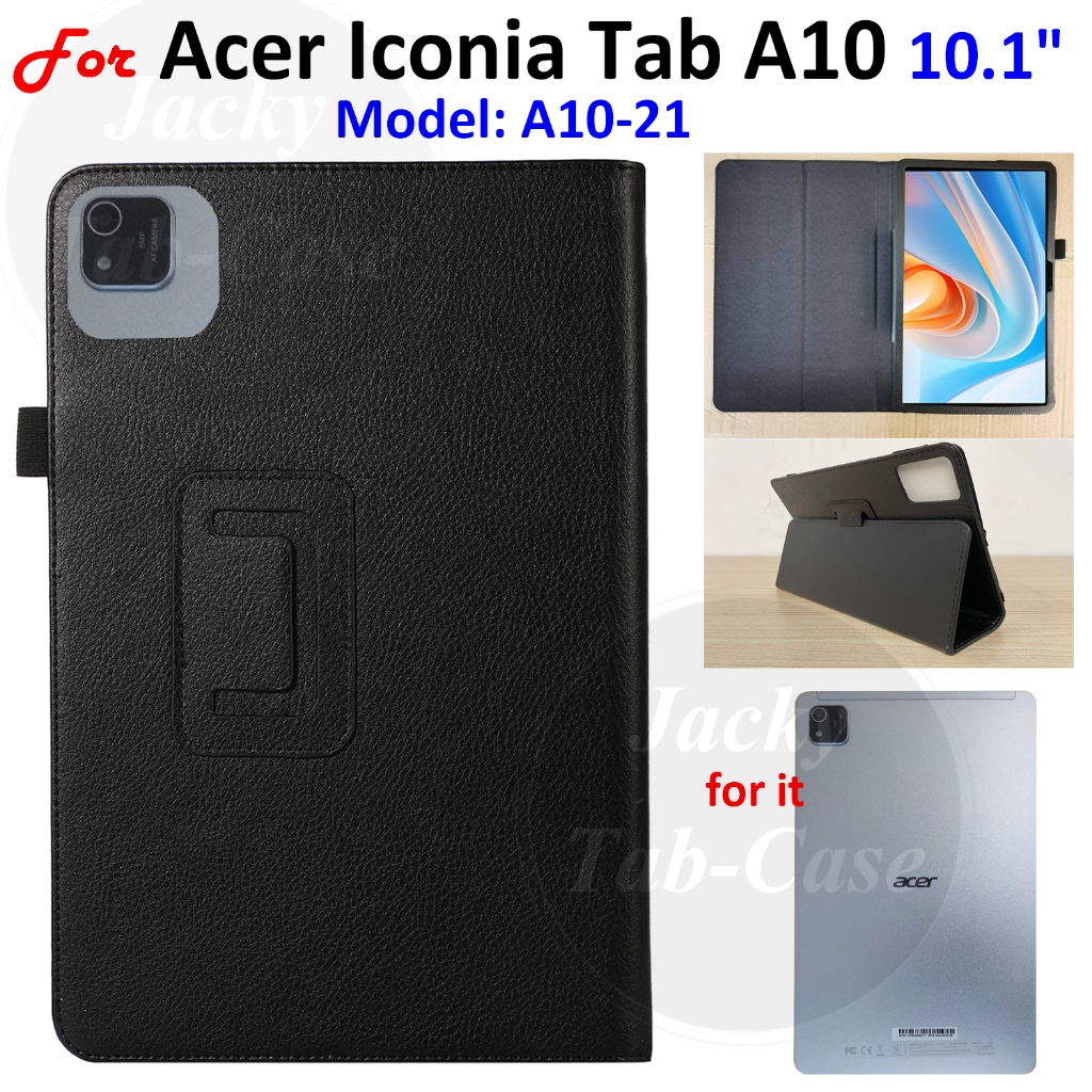 Para Acer Iconia Tab A10 10.1 " Capa Protetora Tablet A10-21 10.1 Polegada Mais Fino Couro Do Plutônio Escudo Flip Supor