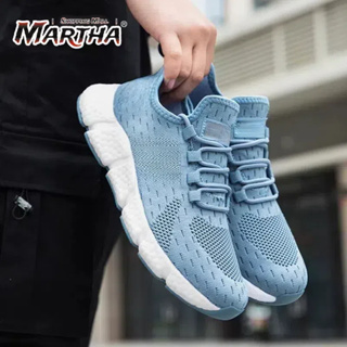 Tênis de corrida masculino ultraleve de tamanho grande Four Seasons tênis de malha respirável da moda em Oferta na Shopee