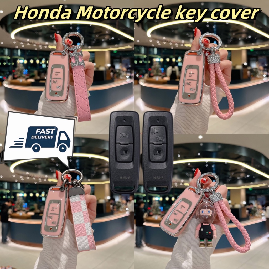 Capa Para Chave Remota Honda Motorcycle Scoopy 2023/ADV 160/PCX Vario 160/125/Forza 350/Lead 125 Vision Airblade