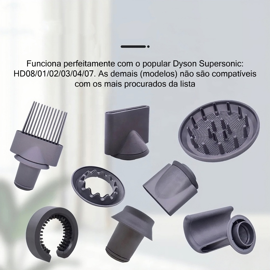 Adequado Para Acessórios De Bico De Secador De Cabelo Dyson Anti Fly Hd03/Hd08 Difusão Em Forma