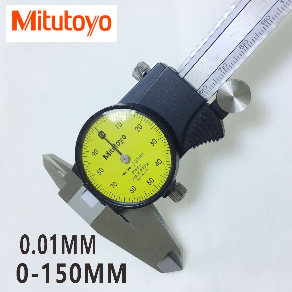 Mitutoyo Paquímetros Digitais Metal Vernier caliper Ferramenta De Medição 0-150MM Paquímetro Grau Industrial De Alta Pre
