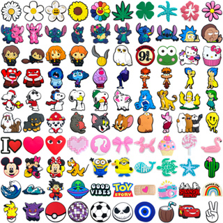 MEIDJ Encantos De Sapato 100 Estilo De Decorações Acessórios De PVC Com Botões em Oferta na Shopee