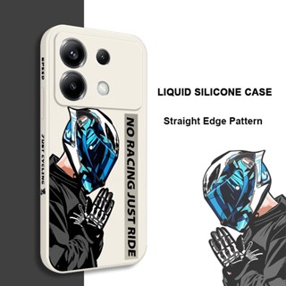 Motocicleta Menino Caso De Telefone Para Xiaomi Poco X7 M6 X6 F6 M5 M5S F5 X5 Pro C65 C40 4G 5G Moda Design Criativo Cap em Oferta na Shopee