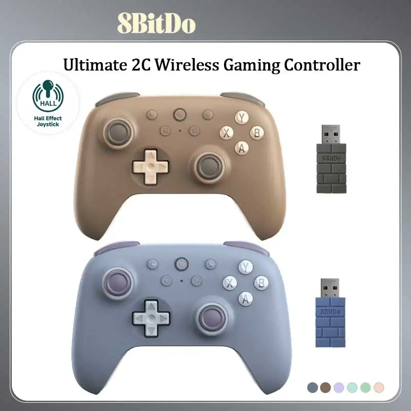Novo Controlador De Jogos Sem Fio 8BitDo Ultimate 2C Para PC Windows 10/11 Steam Deck Raspberry Pi Android Acessórios De