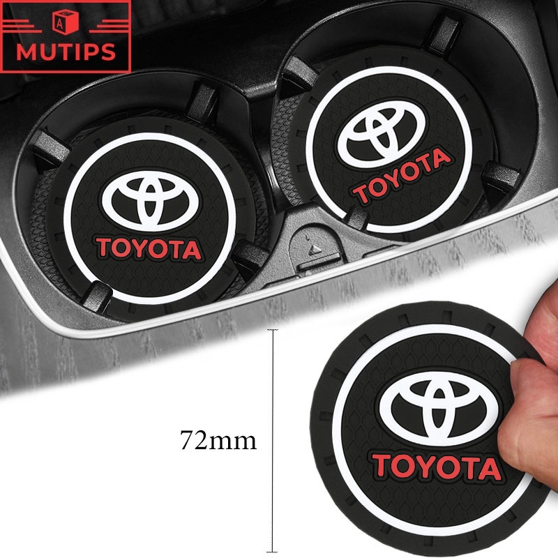 Bases Para Copos De Silicone Carros Toyota Protetor De Borracha Antiderrapante De PVC À Prova D'água Corolla Cross Hilux Yaris Etios RAV4 Bandeirante