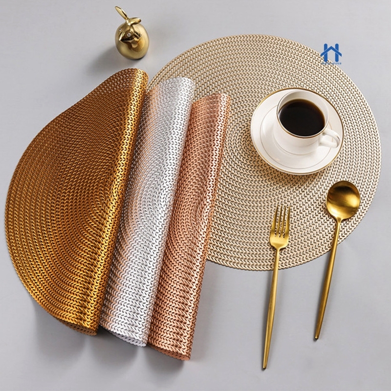 Kit 2/4 Peças Jogo Americano Redondo Cozinha Jantar