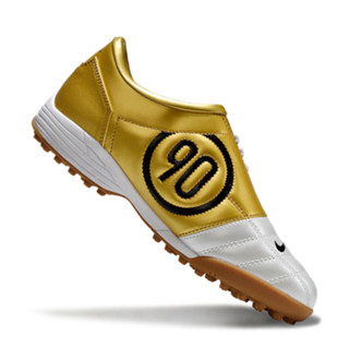 Oficial Chuteira De Society Masculino T90 TF Socyte Tênis De Socity Total90 Sapatos Preta Dourada Sociate em Oferta na Shopee