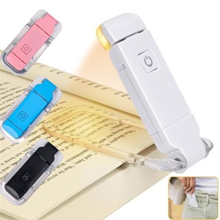 Luz De Leitura De Livros De Leds Brilho Ajustável USB Clip De Proteção Dos Olhos Portátil Bookmark Light em Oferta na Shopee