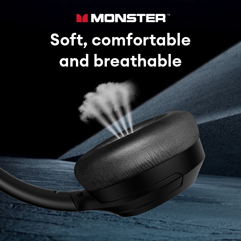 Detalhes do Monster XKH02 Fone De Ouvido Bluetooth Alta Fidelidade Qualidade Som Surround Vocal Jogos Esportes HD Microfone Cancelam