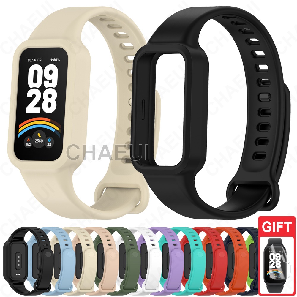 Acessórios De Pulseira De Silicone Para Xiaomi Smart Band 9 Active / Redmi Smart Band 3