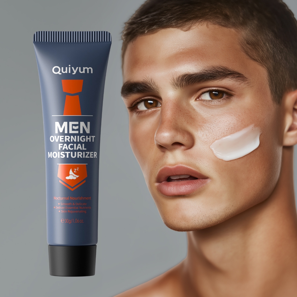 QUIYUM Hidratante Masculino Dia E Noite Hidratação Profunda Pele Suave Delicada Rejuvenescedor Nutrição 30g