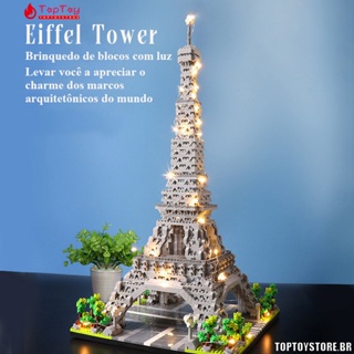 2622 Peças Torre Eiffel Blocos de Construção Brinquedo Educativo DIY Modelo de Montagem Presentes de Natal para Crianças em Oferta na Shopee