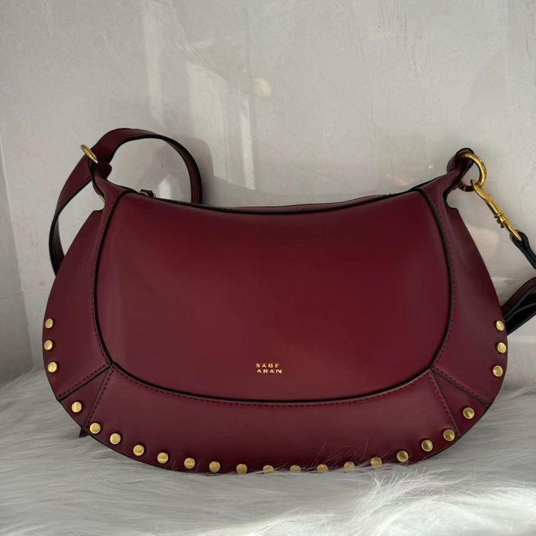 Bolsa Clássica Cravejada De Ouro Meia Lua De Ombro Vintage em Oferta na Shopee