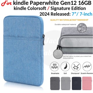 Para kindle E-leitor Bolsa Com Zíper