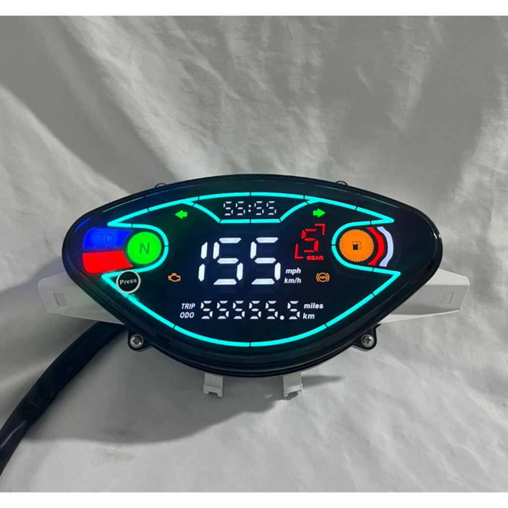 Painel Para Honda Biz 125 Es/ks 2005 2006 2007 2008 2009 2010 Medidor Digital Velocímetro LED Montagem