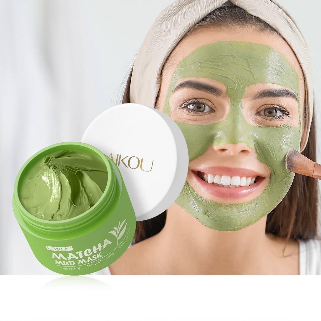 LAIKOU Matcha Mud Máscara 25g Controle De Óleo Limpeza Profunda Sujeira Hidratante