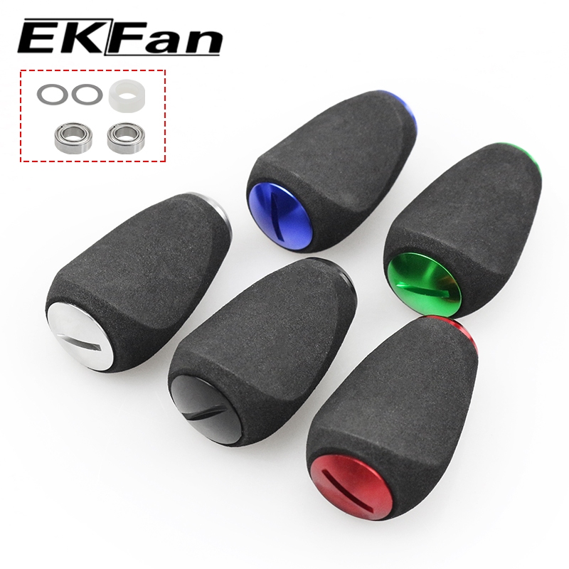 EKfan 1 Peça Botão De Carretel De Pesca De material EVA Estilo Plano Para 7 * 4 * 2.5mm abu Daiwa Shimano Waterdrop Peça