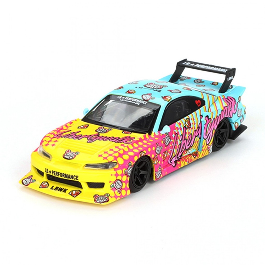 Mini GT MGT00743-R 743 1/64 Nissan LB-Super Silhueta S15 SILVIA KUMA RHD Carro Modelo Em Escala Fundida
