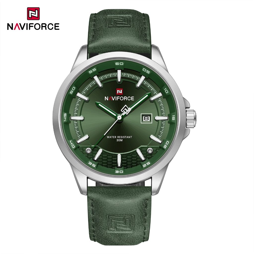 NAVIFORCE 9248 Relógio Masculino De Movimento De Calendário De Quartzo Simples Empresarial
