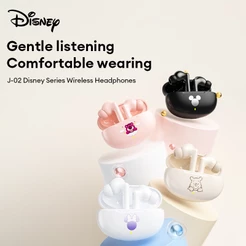 Disney J-02 Fone De Ouvido Bluetooth Alta Fidelidade Qualidade De Som Cancelamento De Ruído Inteligente