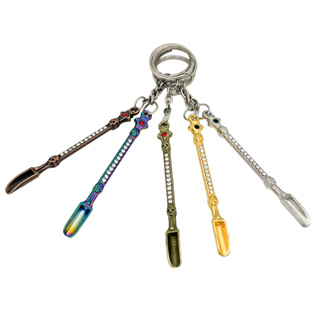 8cm material De metal Pequena Pá Nariz Colher Doces Tempero Ingredientes mini Com Chaveiro em Oferta na Shopee