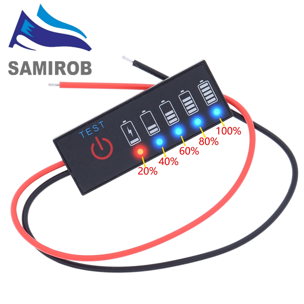 Indicador De Nível De Bateria , 1S , 2S , 3S , 4S , Ferro , Ternário , Capacidade De Chumbo-Ácido , Lítio 3.7V , 7.4V , 