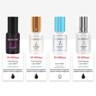 XIUSUZAKI 6ml 1 Segundo De Secagem Rápida Forte Cola De Extensão De Cílios Postiços Retenção Adesiva 7-8 Semanas em Oferta na Shopee
