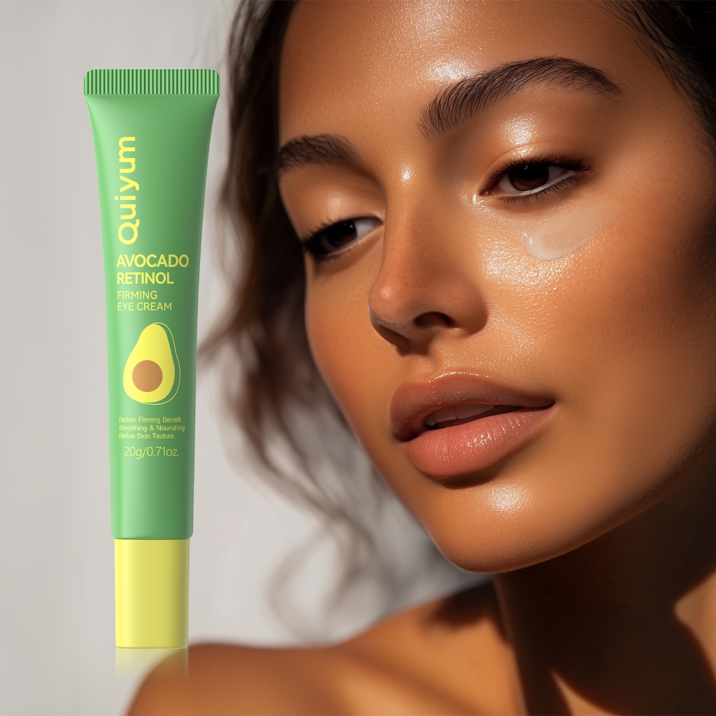 QUIYUM Abacate Retinol Creme Firmador Para Os Olhos Lifting Refinar Textura Da Pele Nutritivo 20g