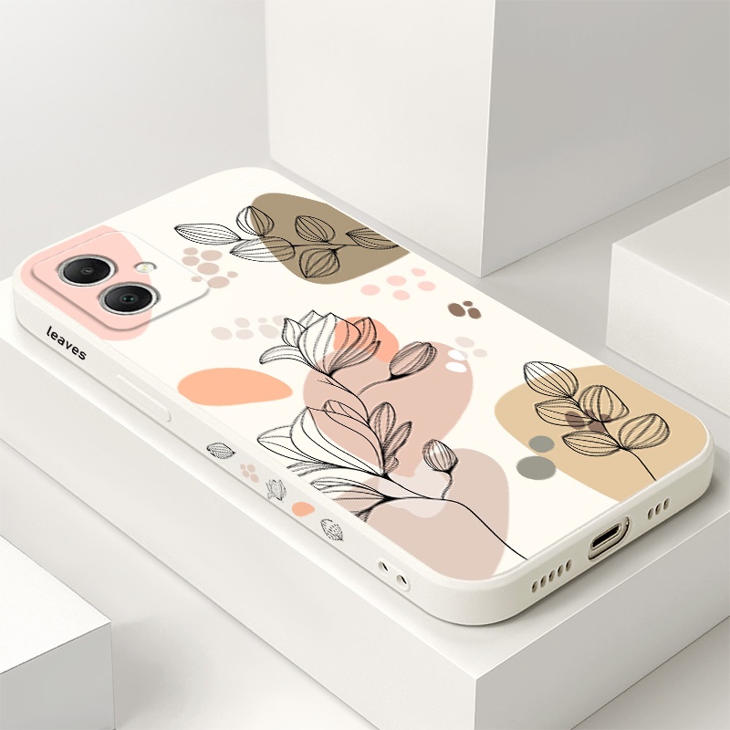 Capa De Telefone Com Flores Simples Para Samsung Galaxy A57 A37 A17 A07 A56 A36 A26 A16 A06 A15 A25 A35 A55 A05 A05S 4G 