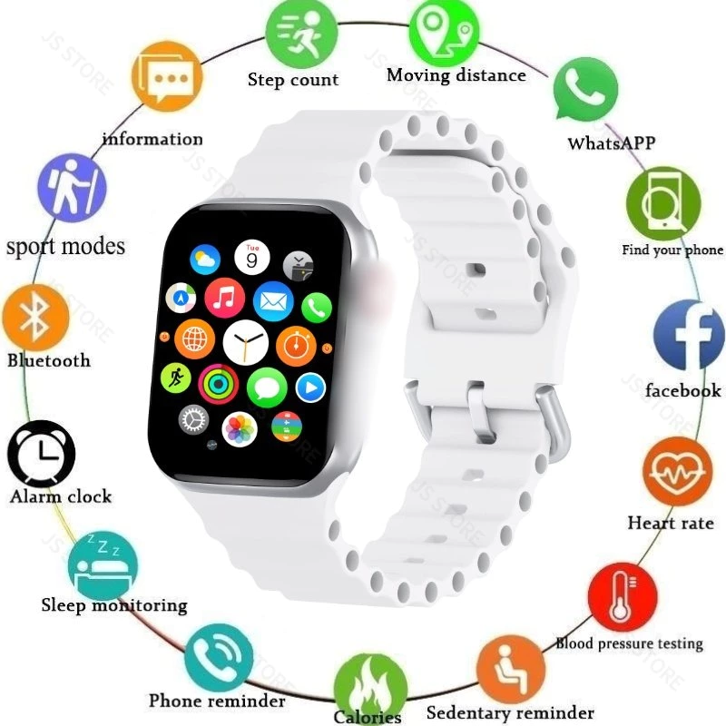 IWO X8 Smartwatch Bluetooth Masculino Feminino Esporte À Prova D'água Relógio Inteligente Digital — imagem 1