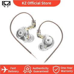Fones De Ouvido Intra-Auriculares KZ EDX PRO IEM Com 1d , Monitor Auricular Fio , Para Jogos HiFi , Som Baixo Novo Cabo