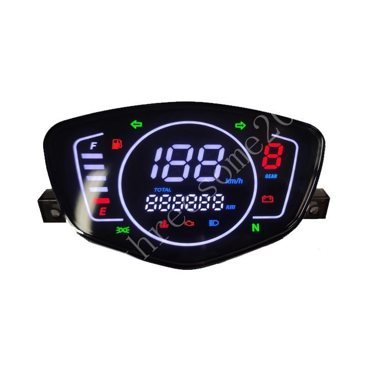 Para yamaha lc135 v1 CRYPTON 110 X 135 R 135 Medidor digital Modificado Ful Led Velocímetro Odômetro