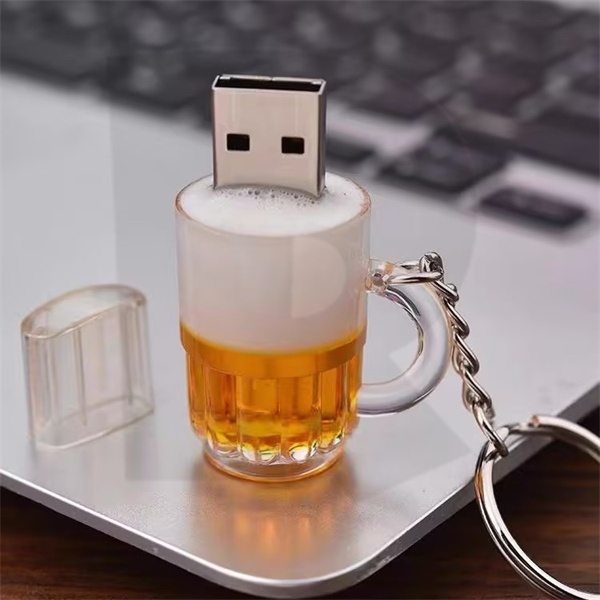 Personalização Personalizada Em Formato De Cerveja , Criativa , USB 2.0 , 1GB , 2GB , 4GB , 8GB , 16GB , 32GB , 64GB , 1