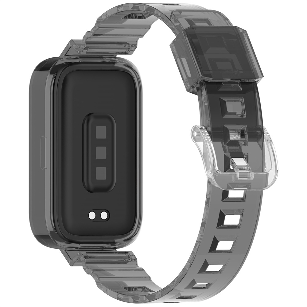 Pulseira De Silicone Transparente Substituição Para Xiaomi Smart Band 9 8 Active / Redmi Smart Band 3 2