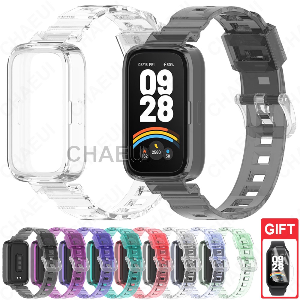 Pulseira De Silicone Transparente Substituição Para Xiaomi Smart Band 9 8 Active / Redmi Smart Band 3 2 em Oferta na Shopee