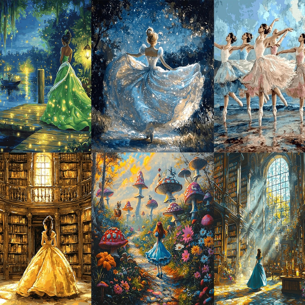 Pintura Por Números Lindas Mulheres Pintando Número Decoração De Parede Para Sala De Estar Casa em Oferta na Shopee