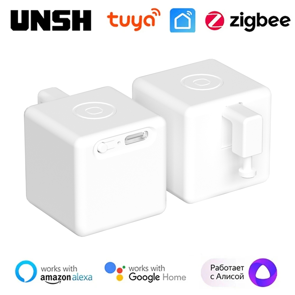 Tuya Zigbee Toque Inteligente Fingerbot Plus 5V Tpye-C Recarregável Robô Botão Empurrador ...