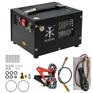 TUXING TXES061 300Bar 12V PCP Compressor de Ar Compressor de Alta Pressão com 12V Transformador 220V em Oferta na Shopee