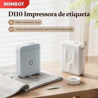 NIIMBOT D110 Impressora de Etiquetas Inteligente Térmica Bluetooth sem Tinta em Oferta na Shopee