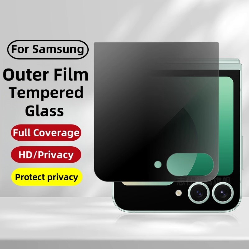 Protetor De Tela Traseira HD/Privacidade Para Samsung Z Flip 7 6 5 Película Prot