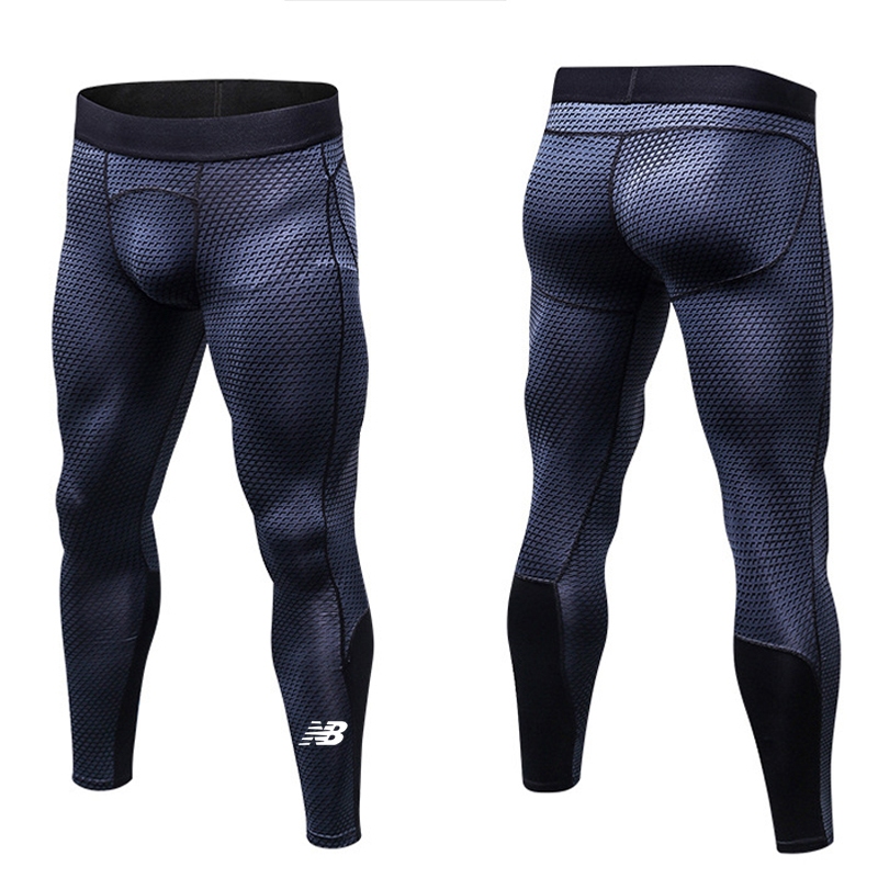 Leggings De Basquete De Compressão Masculino Correndo Collants Esportes Camada Base em Oferta na Shopee