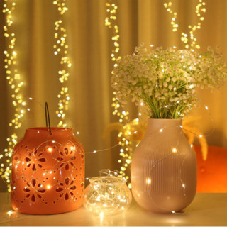 Fio De Fada De 2M Com Luzes De Fadas Led Para Decoração De Casa E Festa De Natal