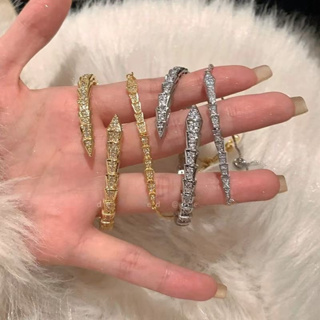 Pulseira de cobra de zircônia leve nicho de luxo requintado pulseira de ano Benming namoradas em Oferta na Shopee