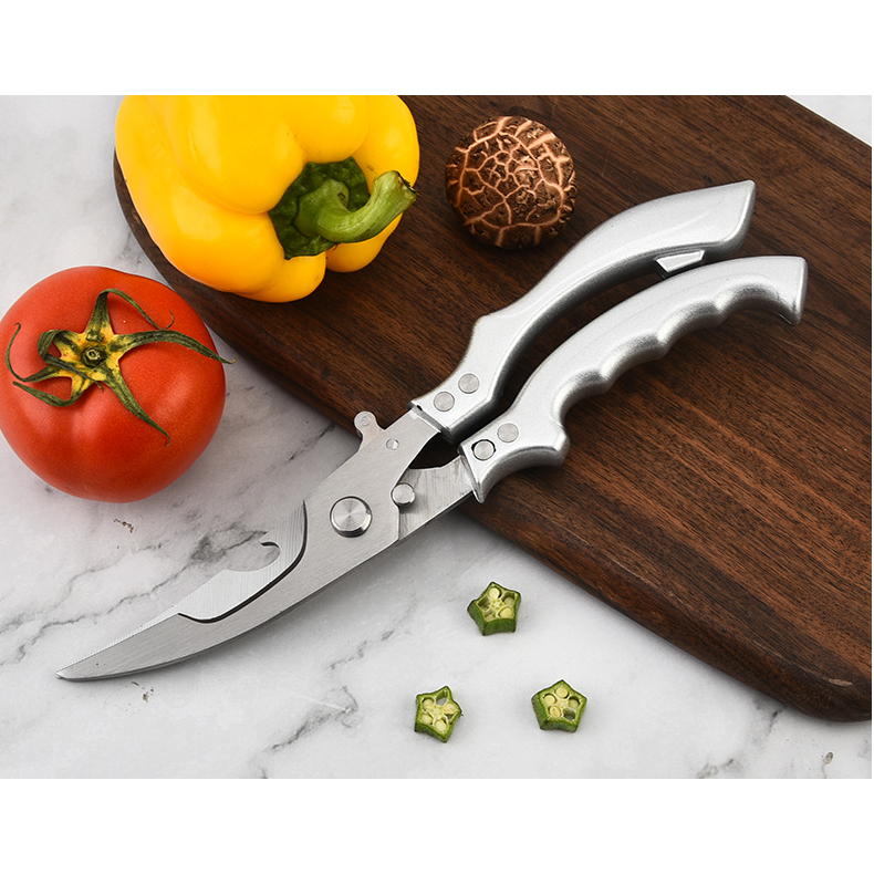 Tesoura Tesouras De Cozinha Multiuso  Para Frango Carnes Verduras Abre Garrafas Quebra Nozes Utensilio De cozinha