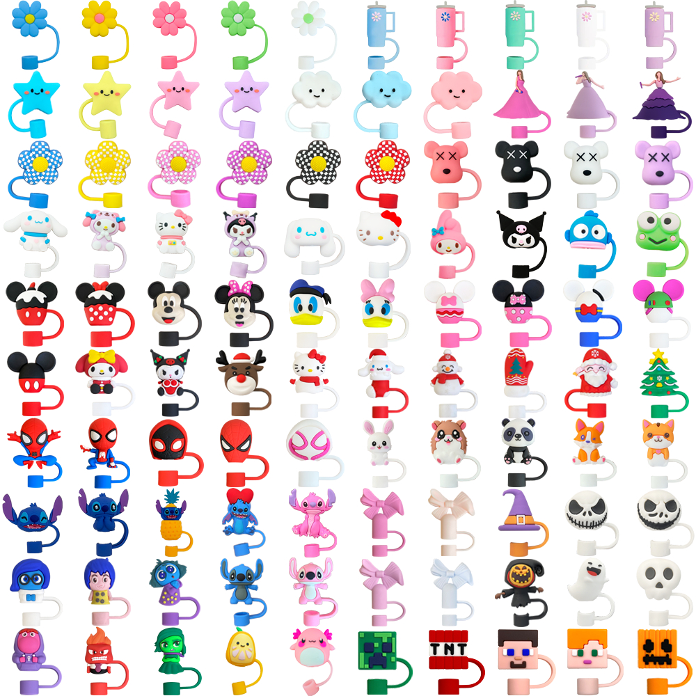 32 Conjuntos De Tampas De Palha De 10 Mm Compatíveis Com Toppers Copo De 30 E 40 Onças , Reutilizáveis À Prova De Poeira em Oferta na Shopee